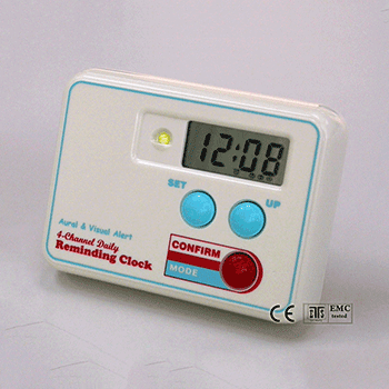 Un design unique - emploi quotidien ou de dosage RC350 Horloge Rappel Anounced!