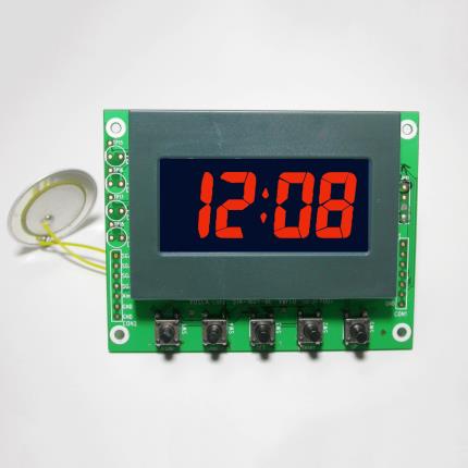LCD n&#xE9;gatif Module Alarme quotidienne Horloge avec Amber Backlight, 51C-160YZ-NA (ambre)