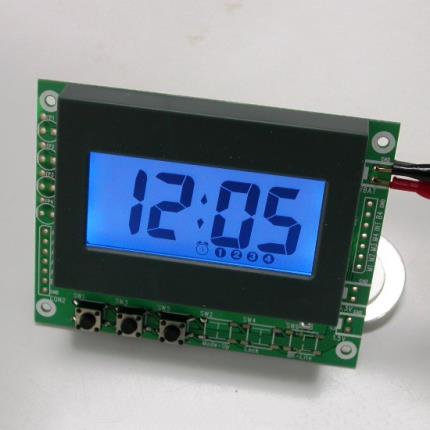 Module horloge LCD avec r&#xE9;tro-&#xE9;clairage bleu