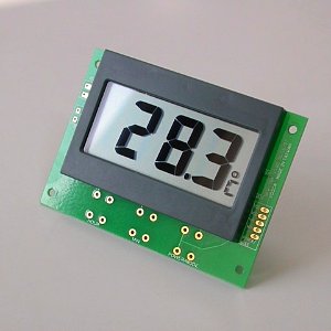 Digital-Thermometer, Umgebungstemperatur, in / out Tür