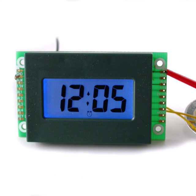 Endless Alarm Clock Module, 41C-A0JA-RB, LCD Alarm Clock Module with LED Backlight in Blue Color