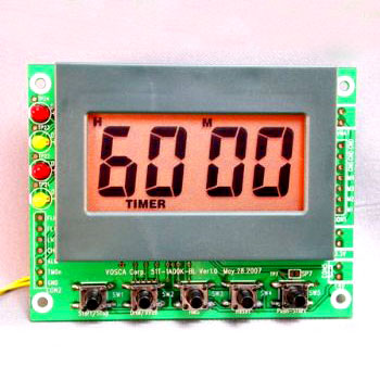 99 hour 59 minutes Countdown/Up Timer Module with Amber Color LED Back-light