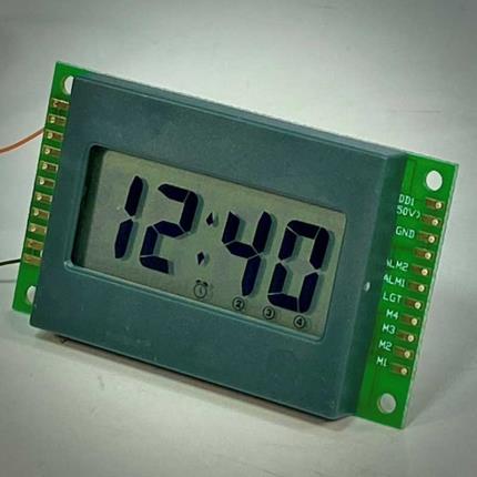 4XC-A0JZ, m&#xF3;dulo de reloj despertador LCD de 24 horas
