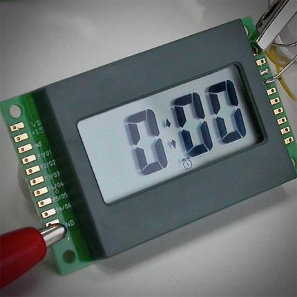 4XE-A0JA, m&#xF3;dulo de reloj despertador LCD de 24 horas