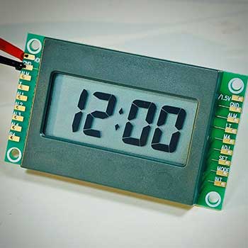 4XC-A0J, 4XE-A0J, módulo de reloj LCD de 12 horas
