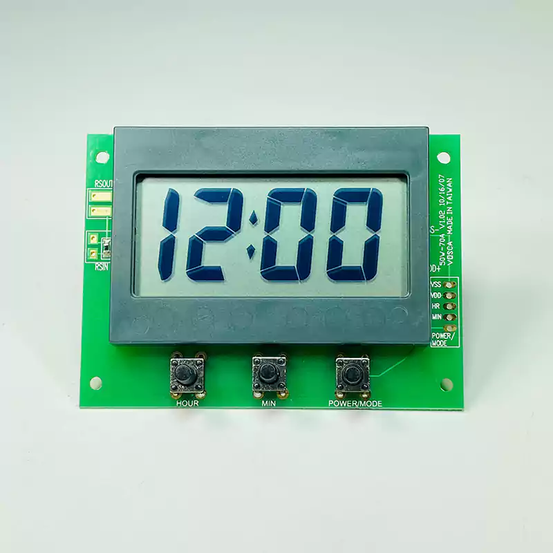 LCD thermometer clock module, 50W-T31CC , clock