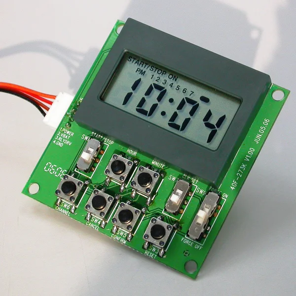 Programmable relay timer switch