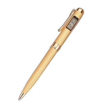 Deluxe Jumbo Readout Gold Watch Pen