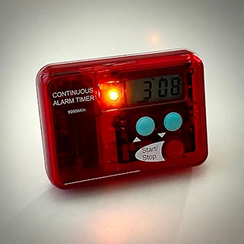 9999 Minuten kontinuierlicher Alarm-Timer – Duale visuelle und akustische Warnung