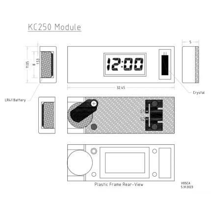 module d&#x27;horloge miniature
